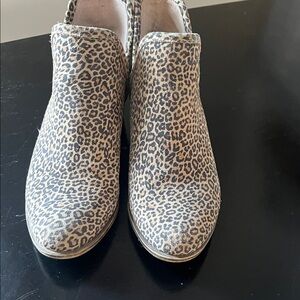 Lucky Brand Animal Print Ankle Booties